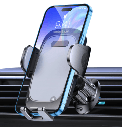 Mohard Handyhalterung Auto Lüftung, [Nie Wackeln] 360° Drehbar Handyhalter Auto mit Verbessertem Lüftungshaken, 100% Sicher KFZ Smartphone Halterung Kompatibel mit iPhone 15/14/13, Allen 4-7" Handys