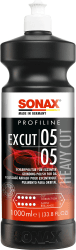 SONAX PROFILINE ExCut 05-05 (1 Liter) Schleifpolitur zum Abschleifen von verkratzten oder lokal angeschliffenen Lackschichten / Art-Nr. 02453000 1 Liter Single