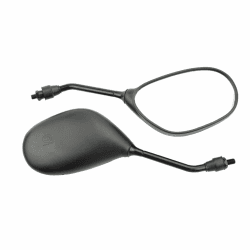 GOOFIT Schwarz Kunststoff-Rückspiegel Ersatz für 50cc 70cc 90cc 110cc 125cc 150cc 200cc 250cc ATV Dirtbike Go Kart Scooter & Motorrad Rückspiegel, Kunststoff, 8 mm, Schwarz