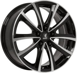 itWHEELS Elena (7x17) schwarz glanz poliert