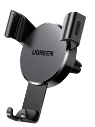 UGREEN Handyhalterung Auto Handy Halterung PKW Lüftung Schwerkraft Handy Autohalterung KFZ Handyhalter fürs Auto kompatibel mit iPhone 15 14 13 12Pro Max, Galaxy S23 Ultra S22 S21 (Schwarz)