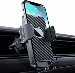 CINDRO Handyhalterung für Auto-Handyhalterung [verbesserter Metallhaken-Clip] Schwerkraft-Handyhalterung Autohalterung für iPhone, KFZ-Handyhalterung, Halterung im Fahrzeug, passend für Smartphone Gray