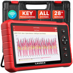 Launch CRP909X Neueste OBD2-Diagnosegerät für ALLE Systeme 28 Service-Reset Öl-Service EPB DPF Regeneration LWS Kalibrierung etc, Mehrsprachig, Touchscreen，2 Jahre Update