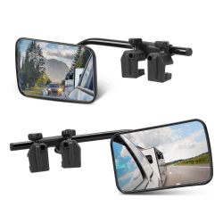 SUPAREE Wohnwagen Spiegel Auto universal Zusatzspiegel Auto außen Wohnwagen Außenspiegel für Wohnmobile für alle gängigen Fahrzeugtypen(2 Stück) Flachspiegel