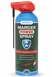 Patronus Marderspray für Auto, Dachboden & Garten 400ml - Sofort- & Langzeitschutz zur effektiven Marder-Abwehr - Marderschreck Auto Spray aus Deutscher Herstellung 400 ml