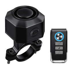 Fahrrad Alarmanlage Fahrradalarmanlagen mit Fernbedienung Drahtlose - USB-C Wasserdicht Motorrad Fahrrad Tracker Diebstahlschutz Anti-Diebstahl-Vibration Scooter Roller Alarmanlage Bike Alarm