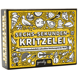 Gamely Sechs-Sekunden-Kritzelei: Das fieberhaft-Flotte, fetzige Zeichenspiel | EIN familienfreundliches Partyspiel für Kinder, Teenager und Erwachsene.