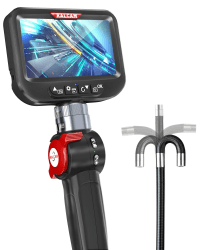 Ralcam Endoskopkamera mit Licht Endoscope Camera - Endoskop 8,5mm Inspektionskamera 4,3" HD 1080P Rohrkamera, Kameras mit 10 LED, IP67 Wasserdicht 1m Flexible Kanalkamera Teleskopkamera Kfz Werkzeug H408B