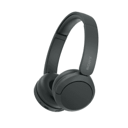 Sony WH-CH520 Kabellose Bluetooth-Kopfhörer - bis zu 50 Stunden Akkulaufzeit mit Schnellladefunktion, On-Ear-Modell - Schwarz Schwarz Single