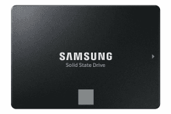 Samsung 870 EVO SATA III 2,5 Zoll SSD, 1 TB, 560 MB/s Lesen, 530 MB/s Schreiben, Interne SSD, Festplatte für schnelle Datenübertragung, MZ-77E1T0B/EU Single 1 TB