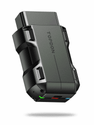 TOPDON Topscan OBD2 Diagnosegerät, Aktiver Test, OBD2 Bluetooth Adapter mit 8 Reset-Diensten, OBDII-Allsystem-Diagnosetool, Motor-Prüfen, Fahrzeugleistungstest, für iPhone und Android