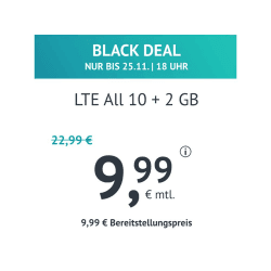LTE All 10 + 2 GB mit AllNet-Flat
