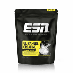 ESN Ultrapure Creatine Monohydrate, 500 g, 142 Portionen, mikrofein und perfekt löslich, geprüfte Qualität - made in Germany 500 g (1er Pack)