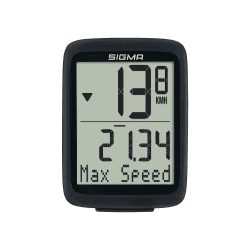 SIGMA SPORT BC 10.0 WL | kabelloser Fahrradcomputer mit zahlreichen Funktionen | Bike Computer für höchste Ansprüche | leicht bedienbar mit großen Tasten und einer übersichtlichen Darstellung Single