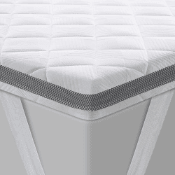 BedStory Gel Topper 180x200cm H3/H4 aus 7,5 cm Höhe Kaltschaumkern, atmungsaktive 3D-Netz Bezug, Bequeme Matratzentopper für Boxspringbett und unbequemem Betten Schlafsofa 180X200 cm H3/H4