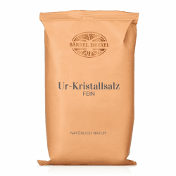BÄRBEL DREXEL® Rosa Kristallsalz (Tiefebenen Rand Himalaya) FEIN, feines Natursalz (750g) Für Feinschmecker, 100% Veganes Speisesalz, Reines Steinsalz, Naturbelassen Unbehandelt, Ur-Salz