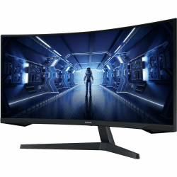 Samsung Gaming Monitor G5 C34G55TWWP, 34 Zoll, VA-Panel, UWQHD-Auflösung, AMD FreeSync Premium, Krümmung 1000R, Bildwiederholrate 165 Hz, Reaktionszeit 1 ms (MPRT), schwarz