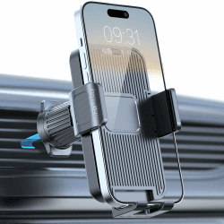 WIOUKUO Handyhalterung Auto Lüftung, Handyhalterung Auto mit 2024 Upgraded Hook Clip und EIN-Knopf-Release, 360° Drehbar KFZ Handy Halterung Auto Kompatibel für iPhone Android Smartphone…