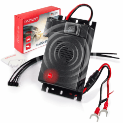 PATTLER® Marderschreck Auto Anschluss an 12V Autobatterie | Effektive Marderabwehr für Auto - mit Ultraschall | Sofortiger & Langfristiger Marderschutz für Auto im Motorraum 1 Stück