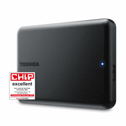 Toshiba Canvio Partner 1TB Portable 2,5" Externe HDD, USB 3.2 Gen 1, kompatibel mit Mac und Windows, USB-betrieben