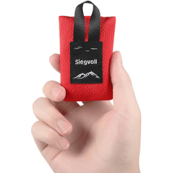 Siegvoll Mini Picknickdecke Ultraleicht ultradünne tragbare Stranddecke, Outdoor Decke für Strand, Picknick, Camping und Wandern 70 x 110 cm (Schwarz) Color 1- Schwarz 70 x 110cm