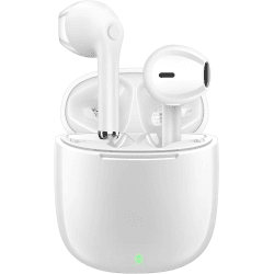 yobola Bluetooth Kopfhörer In Ear, Kopfhörer Kabellos Bluetooth 5.1 HiFi Stereoklang, IPX5 Wasserdicht Kabellose Kopfhörer Touch Control, Wireless Kopfhörer, Eingebautes Mikrofon, für Smartphone Weiß