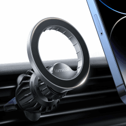 Lamicall Handyhalterung Auto für MagSafe Autohalterung - [20x N52 Magnet] Universal Magnetische Handyhalter Auto, Lüftung KFZ Handyhalterung für iPhone 15 14 13 12 Pro Max Magsafe Hülle Smartphone Upgraded - Grau