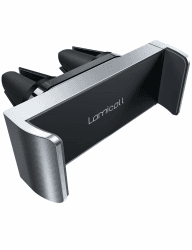 Lamicall Handy Autohalterung, Auto Vent Halterung - Universal 360° KFZ Lüftung Halter für iPhone 15 14 Pro Max Plus, SE, 13 12 Pro Max Mini, 11 Pro, Xs, X, XR, 8, 7, 6, Samsung S10, Huawei, Smartphone Upgraded - Silber