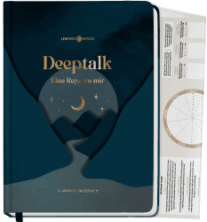 LEBENSKOMPASS 3 Jahres Tagebuch für Erwachsene - Deeptalk Eine Reise zu mir Selbst CANYON One line a day - für Erinnerungen, Reflexion und Achtsamkeit - DIN A5 Hardcover