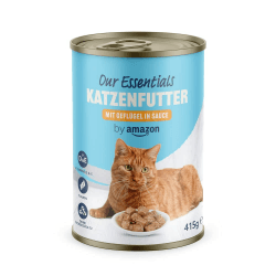 by Amazon Katzen Nassfutter Häppchen mit Geflügel in Sauce, 415g, 1er-Pack Geflügel in Sauce 415 g (1er Pack)