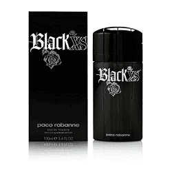 Paco Rabanne Black XS homme / men, Eau de Toilette, Vaporisateur / Spray 100 ml, 1er Pack (1 x 100 ml) Zitrone, Praline, Zimt, Tolubalsam, Kardamom, holzige Noten, Patschuli 100 ml (1er Pack)