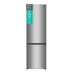 Gorenje RK 4182 PS4 Kühl-Gefrier-Kombination/ Höhe 180 cm/ Kühlen 198 L/ Gefrieren 66 L/ LED Beleuchtung, Edelstahl- Look Edelstahl 269l E
