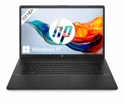 HP Laptop | 17,3" HD+ Display | Intel Celeron N4120 | 8 GB DDR4 RAM | 256 GB SSD | Intel UHD-Grafik | Windows 11 | QWERTZ | Schwarz Intel Celeron N4120 8 GB RAM