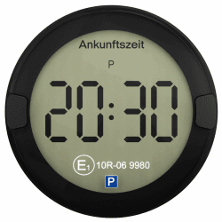 OOONO P-DISC NO2 - Elektronische Parkscheibe mit Zulassung fürs Auto - Automatische Digitale Parkscheibe Elektrisch mit Zulassung vom KBA nach StVO - Elektrische Parkuhr Auto zugelassen