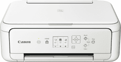Canon PIXMA TS5151 Drucker Farbtintenstrahl Multifunktionsgerät DIN A4 (Scanner, Kopierer, Farbdisplay, 4.800 x 1.200 dpi, USB, WLAN, Duplexdruck, 2 Papierzuführungen) weiß TS5151 weiß
