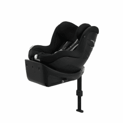 CYBEX Gold Kinder-Autositz Sirona Gi i-Size Plus inkl. Base, Ab ca. 3 Monaten bis 4 Jahre (Ab Geburt mit Neugeboreneneinlage), Max. 20 kg, 61 - 105 cm (Ab 40 cm mit Neugeboreneneinlage), Moon Black Moon Black Plus