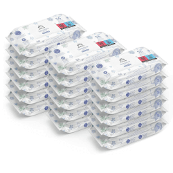 Amazon-Marke: Mama Bear Sensitive Baby Feuchttücher, Unparfümiert, 1008 Stück (18 packungen mit 56) 56 stück (18er Pack)