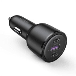 UGREEN Zigarettenanzünder USB C 69W Autoladegerät Zigarettenanzünder PD KFZ Ladegerät USB C kompatibel mit iPhone 15/15 Plus/Pro/15 Pro Max/14/13/12, MacBook, iPad Pro/Air, Galaxy S24, S23, A73 usw