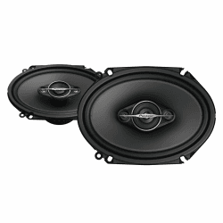 Pioneer TS-A6881F 6 x 8 4-Weg-Koaxial-Lautsprecher Set mit 2 Lautsprechern (je 350 W max., 80 W Sinus), kraftvoller Klang, hoher Wirkungsgrad, 62 mm Einbautiefe, 133 x 191 mm Einbauausschnitt