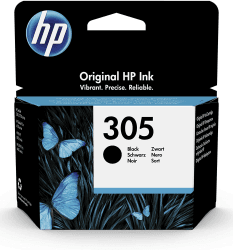HP 305 (3YM61AE) Original Druckerpatrone Schwarz für HP DeskJet 27xx, 41xx, HP ENVY 60xx, 64xx