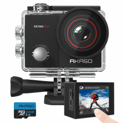 AKASO EK7000 Pro Action Cam 4K30FPS 20MP mit 64GB microSDXC Speicherkarte EK7000 Pro mit 64GB Speicherkarte