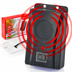 PATTLER® Marderschreck Auto batteriebetrieben für ca. 40m² - mit Ultraschall und Anti Gewöhnungseffekt | Mobiler Marderschutz mit Batteriebetrieb | Marderabwehr , Haus, Garage, Dachboden, Garten 1er-Packung