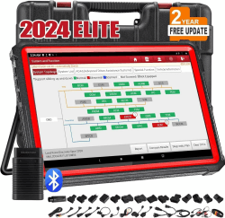 Launch X431 PRO3S+ V5.0 OBD2 Diagnosegerät OE-Level voll System Scanner mit ECU Codierung, Bidirektionaler Steuerung, FCA Diagnosegerät Auto mit 35+ Reset Service,ABS, Öl, EPB, DPF, BMS, SAS usw