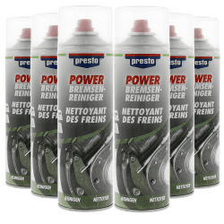 presto 531583 SET POWER Bremsenreiniger 6 x 500 ml 500 ml (6er Pack) 6x Power Bremsenreiniger