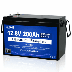 12V 200Ah LiFePO4 Batterie,verbessertes 200A BMS, Tieftemperaturschutz,4000-10000 Zyklen Deep CycleLithiumbatterie, perfekt für Wohnmobile,Solaranlagen,Wohnwagen, netzunabhängige Anwendungen