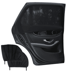 Lechin Sonnenschutz Auto Baby Universal Sonnenschutz Auto Netz Auto Sonnenschutz Baby für UV-Schutz Hitzeschutz Sonnenschutz Auto Kinder Seitenscheibe 2 Stück (XL)