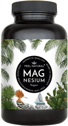 Magnesium Kapseln - 365 Stück (1 Jahr). 664mg je Kapsel, davon 400mg ELEMENTARES (reines) Magnesium - höherer Gehalt als Magnesiumcitrat. Laborgeprüft, hochdosiert. Vegan