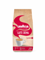 Lavazza, Caffè Crema Classico, Arabica & Robusta Kaffeebohnen, Ideal für Espressomaschinen, mit Aromanoten von Getrockneten Früchten, Starker Geschmack, Intensität 7/10, Mittlere Röstung, 1 Kg Classico 1 kg (1er Pack)