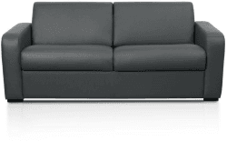 Kauf-Unique 3-Sitzer BEVIS Leder -Matratze 14cm