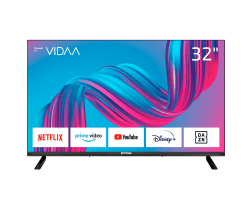 DYON Movie Smart 32 VX 80 cm (32 Zoll) Fernseher (HD Smart TV, HD Triple Tuner (DVB-C/-S2/-T2), App Store, Prime Video, Netflix, YouTube, DAZN, Disney+) [Mod. 2023] 32 Zoll Smart TV (2023)